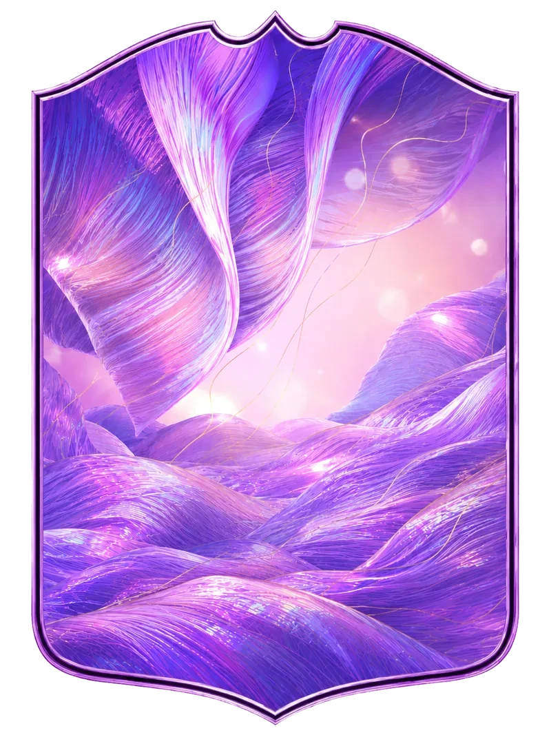 کارت فیفا موج بنفش - قالب اختصاصی (Purple Wave)