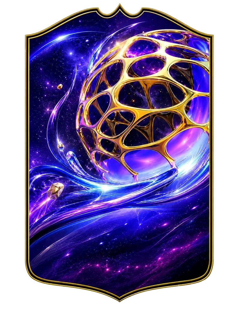 کارت فیفا کهکشانی طلایی - قالب اختصاصی (Galaxy Gold)